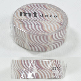 mt Masking Tape - mt Deco [MT01D524] - Undulating Stripe (Discontinued)
