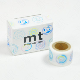 mt Mame Mame Masking Tape - 100th Anniversary at Spiral Garden [MT01K3065] - Various Swirls