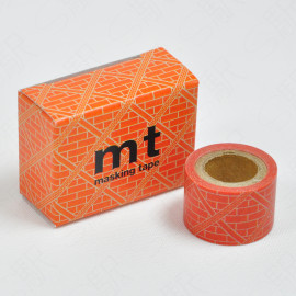 mt Masking Tape (Mame Mame Tape) 100th Anniversary at Moji Akarenga Place [MT01K3360] - Brick Pattern