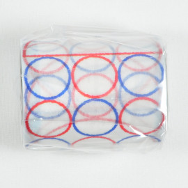mt Masking Tape x Journal Exhibition Limited - mt Pocket [MTPOKT008] - Red and Blue Circles