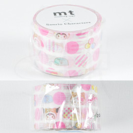 mt x Sanrio Masking Tape - MT01K1784 "Sanrio Characters Dot Dot"