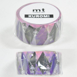 mt x Sanrio Masking Tape [MT01K4147] Kuromi - Triangles and Diamonds