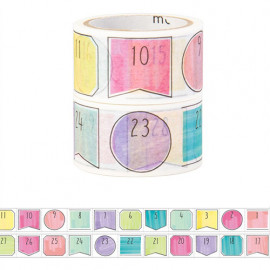 Mark's Maste Masking Tape Set - Date Pattern/Marker [MST-FA09-C]