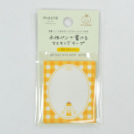 Mark's x Mizutama Flake Masking Tape Writable with Water-Based Ink Pen [MST-FA44-B] - Pudding