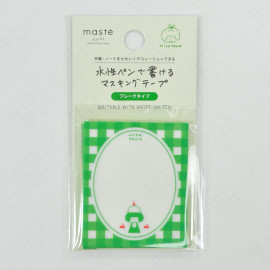 Mark's x Mizutama Flake Masking Tape Writable with Water-Based Ink Pen [MST-FA44-C] - Cream Soda