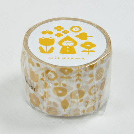 Mizutama Masking Tape 30mm x Hachimonjiya - [hana] Sweet Osmanthus
