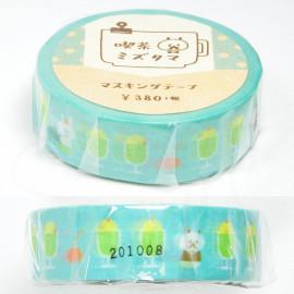Mizutama Masking Tape - Cafe Series - Cream Soda [35-666]
