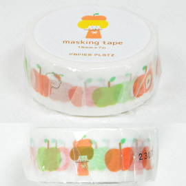 Papier Platz x Mizutama Masking Tape [35-688] - Apple 