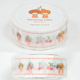 Papier Platz x Mizutama Masking Tape [35-691] - Cherry 2