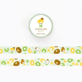 Papier Platz x Mizutama Masking Tape [35-692] - Kiwi Fruit