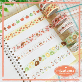 Papier Platz x Mizutama Masking Tape [35-688] - Apple 