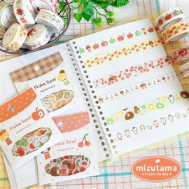 Papier Platz x Mizutama Masking Tape [35-688] - Apple 