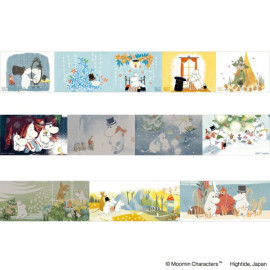 Hightide Masking Tape x Moomin [MM099-C] - Moomin Valley Winter Holiday