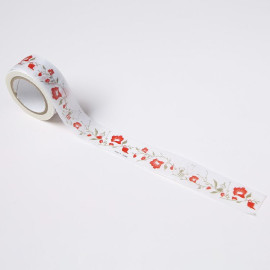 Moomin Masking Tape [Moominmamma's Tea Party] - Red