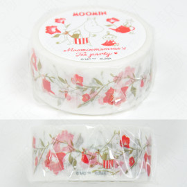 Moomin Masking Tape [Moominmamma's Tea Party] - Red