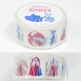Moomin Masking Tape [RIVIERA2] - Red