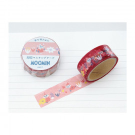 Moomin Transparent Masking Tape [BM04093] - Peach