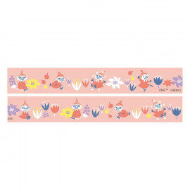 Moomin Transparent Masking Tape [BM04093] - Peach