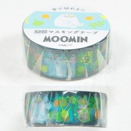 Moomin Transparent Masking Tape [BM04094] - Blue