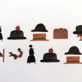 Necktie Masking Tape [mt20-11] - Boushi/Hat