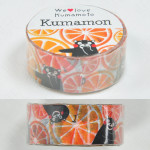 Kumamoto Prefecture Masking Tape KUMAMON - Mikan Kumamoto Prefecture Masking Tape KUMAMON - Mikan