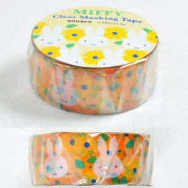 Miffy Clear Masking Tape by Square [BN21-32]