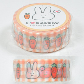 Yururi Days Masking Tape [FS84-260] - Carrots