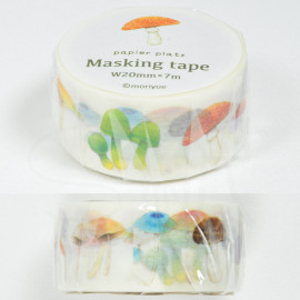 Papier Platz Masking Tape x Moriyue - Mushroom [50-613]