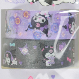 Sanrio Original Paper Tape Set [D734KU] - Kuromi