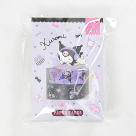 Sanrio Original Paper Tape Set [D734KU] - Kuromi