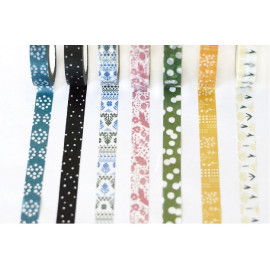 Seitousha Masking Tape ARCHIVE COLLECTION Volume 1 Complete Set [MT-A00-B] With Masking Tape Notebook