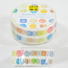 Seitousha Masking Tape 2025 Paper Expo Series [MT5-K412] - Antique Button