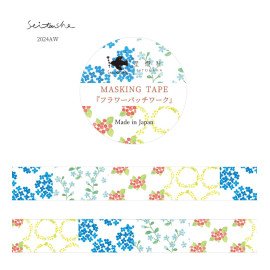 Seitousha Masking Tape [MT5-426-B] - Flower Patchwork