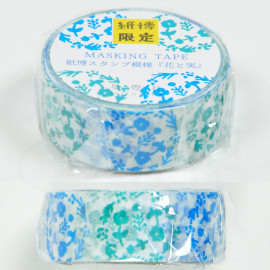Seitousha Masking Tape Paper Expo in Kyoto Series [MTK-045] - Stamp Pattern Flower and Fruit