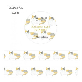 Seitousha Masking Tape Spring/Summer 2025 [MT5-507] - Mikeneko