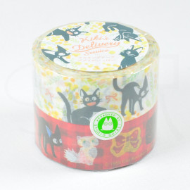 Studio Ghibli Masking Tape Set - 0520-15 "Kiki's Delivery Service: Jiji and Lily"