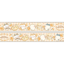 Sun-Star Stationery Chiikawa Clear Masking Tape [S2274493] - Orange