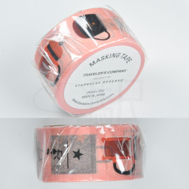 Traveler's Factory Masking Tape x Tokyo Starbucks Reserve Roastery [07100-708] - Pink