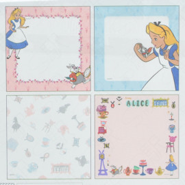 Afternoon Tea Square Memo Pad x Disney - Alice In Wonderland Afternoon Tea Square Memo Pad x Disney - Alice In Wonderland