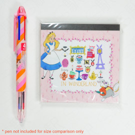 Afternoon Tea Square Memo Pad x Disney - Alice In Wonderland Afternoon Tea Square Memo Pad x Disney - Alice In Wonderland