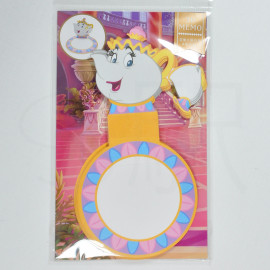 Disney Store Exclusive 3D Memo Beauty and the Beast [Mrs. Potts] 