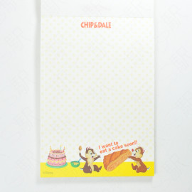 Sun-Star Stationery Disney A6 Memo Pad [S2065320] - Chip and Dale
