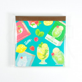 Furukawashiko x Mary Chocolate [Popping Candy Chocolate Series] Block Memo Pad 3