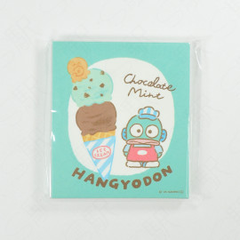 Sanrio BLOCK Memo Pad Hapidanbui Ice Cream Shop - Hangyodon Chocolate Mint (LOFT Limited)