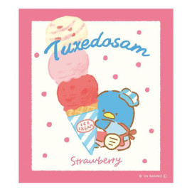 Sanrio BLOCK Memo Pad Hapidanbui Ice Cream Shop - Tuxedosam Strawberry (LOFT Limited)