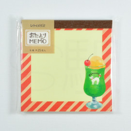 Furukawa Paper Square Memo Pad [LM181/400] - Red