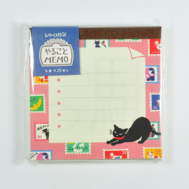 Furukawa Paper Square Memo Pad [LM185/400] - Cat