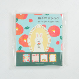 Furukawashiko Memo Pad [LM294] - Retro Tsubaki Usa