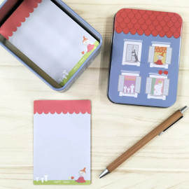 Gakken Moomin Canned Memo [M08525] - Moomin Yashiki