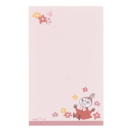 Kamio Japan Memo Pad in Tin Can x Moomin [PINK]